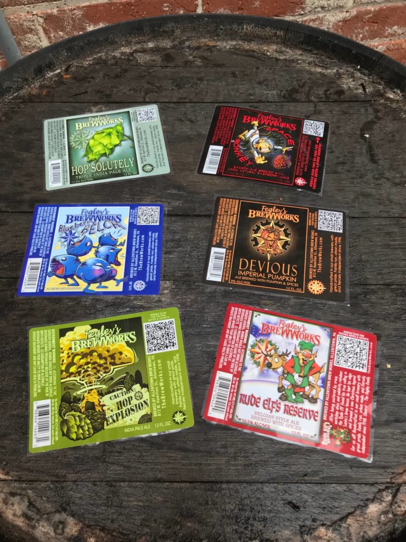 Beerman's Beer Label Stickers