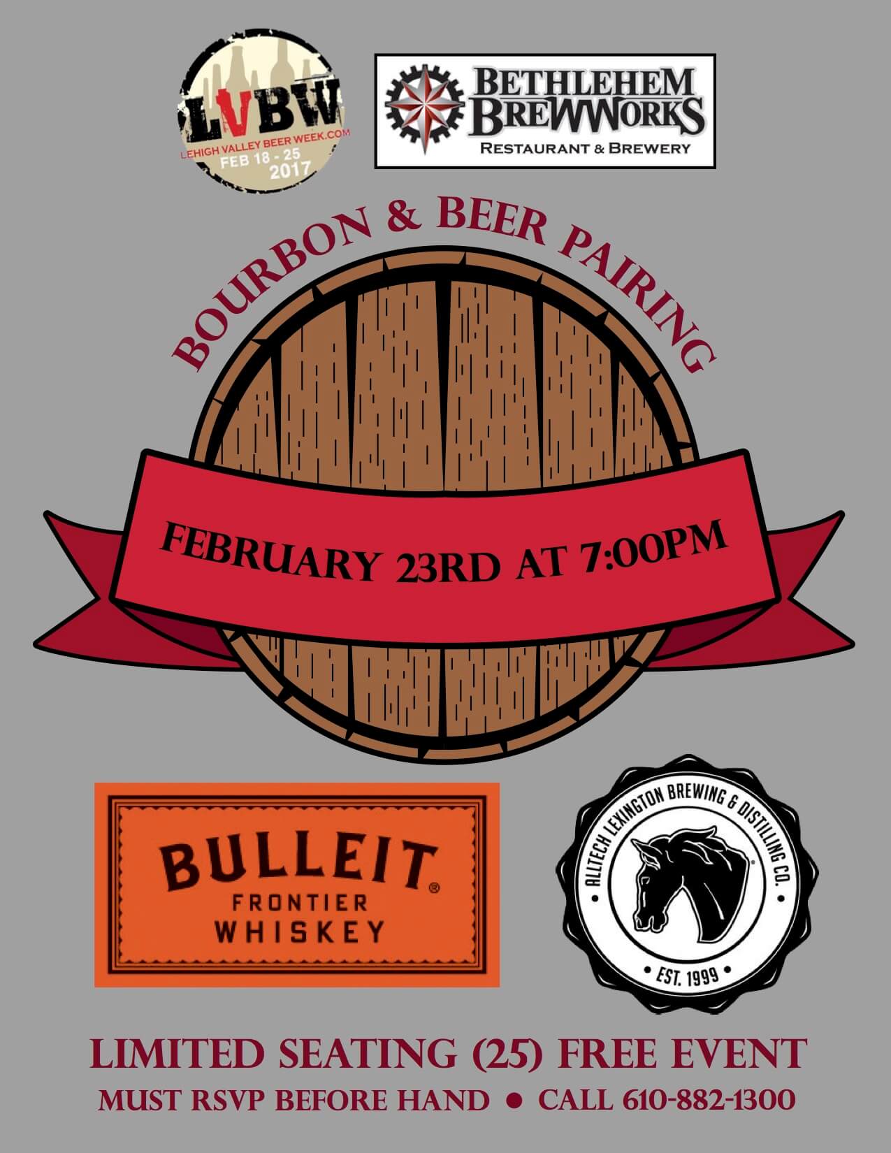 Bourbon and Beer Pairing Fegley's Brew Works