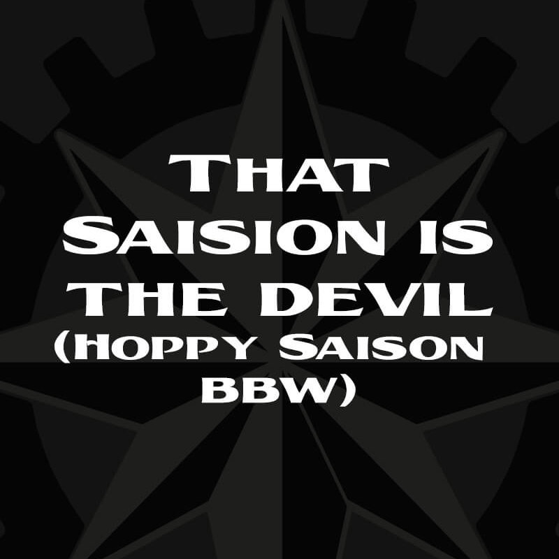 That Saison is the Devil
